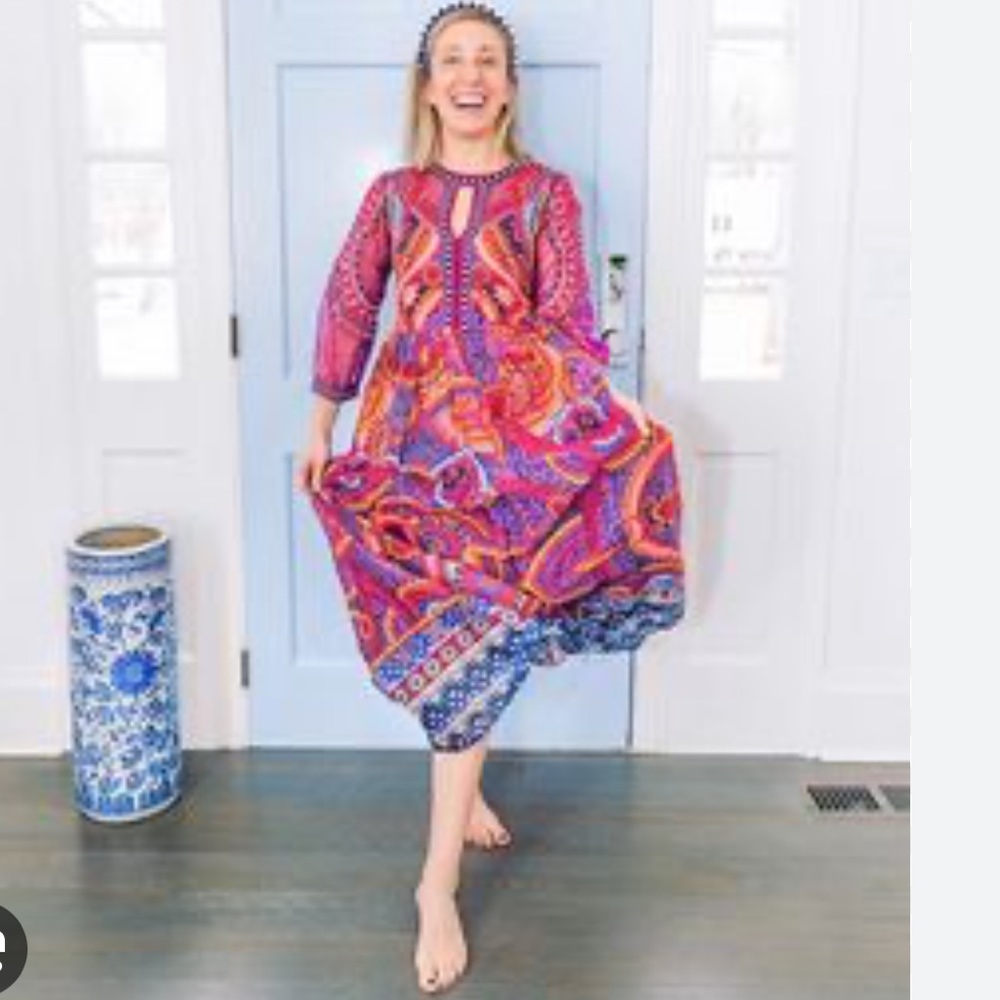 🔥Clearance🔥NWT ANTHROPOLOGIE Maxi Dress Embroidered Maren, Size 12